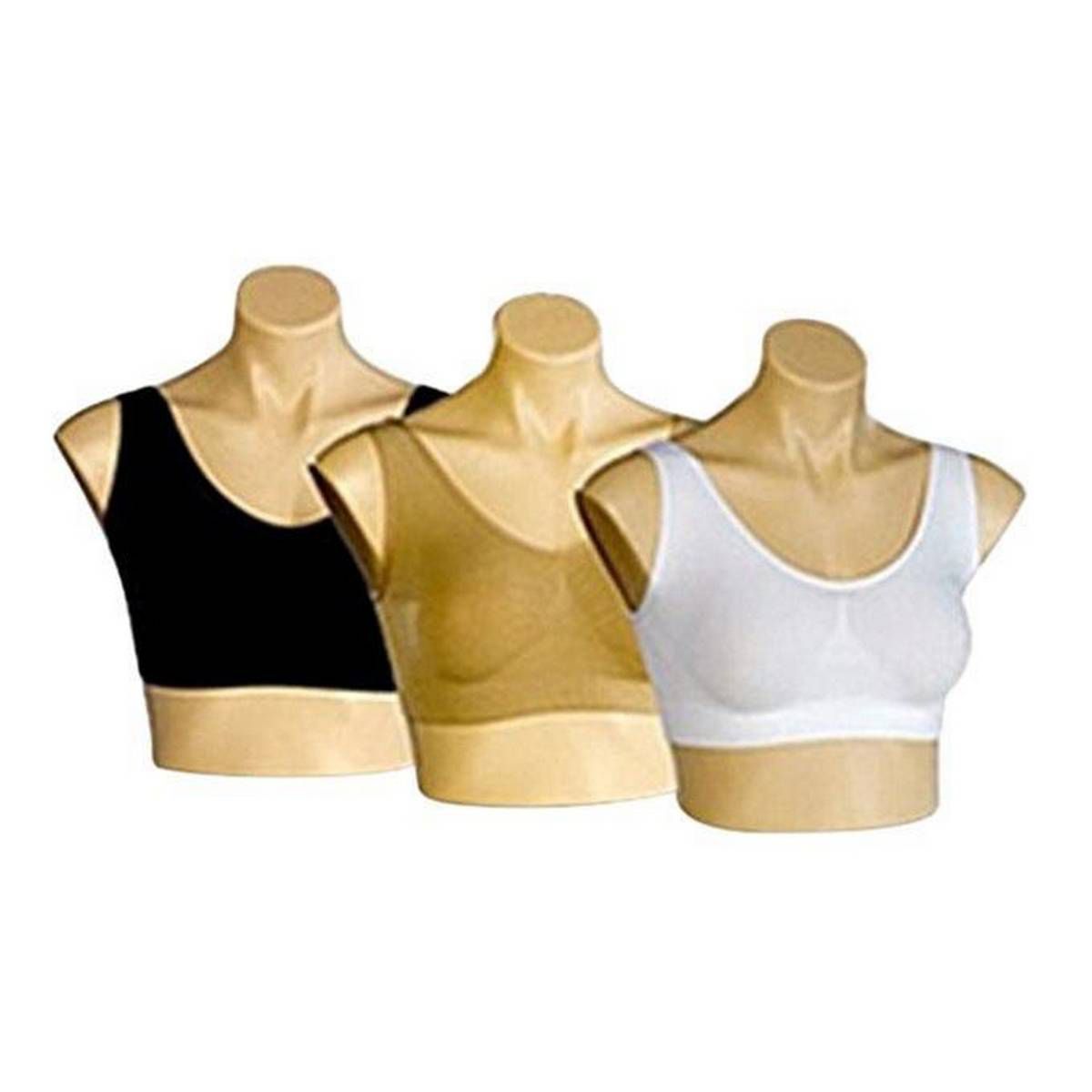 Pack Of 3 Comfortable Air Bra - Multicolor