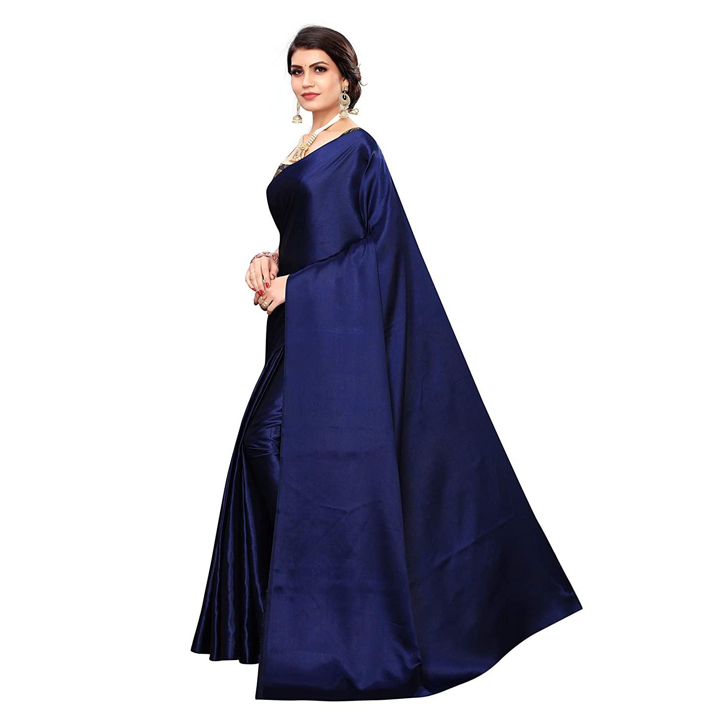 Silk Saree for Women - Japani Navy