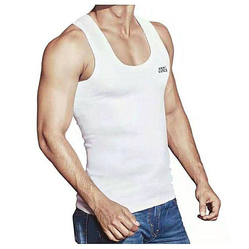 White Cotton Undershirt