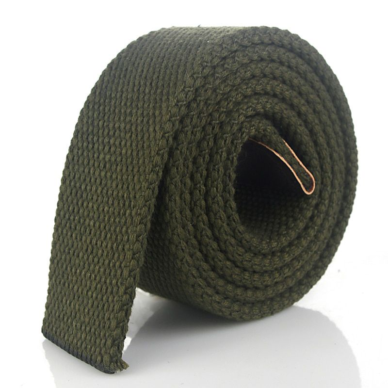 Diy Men Belt Canvas Belts Long Strap & Alloy Buckle Skull Animal Letter Casual Style Jeans Accessories Metal Buckle White Belt