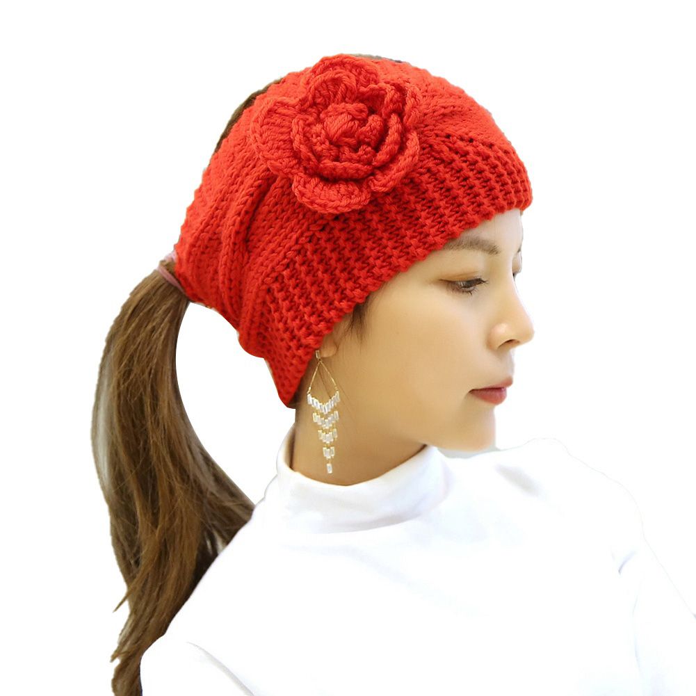 【ALLGOOD】Womens Girls Ladies Wool Knitted Headband Winter S Hat