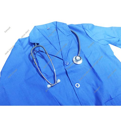 Blue Medical Apron For Doctors/Nurse/Students