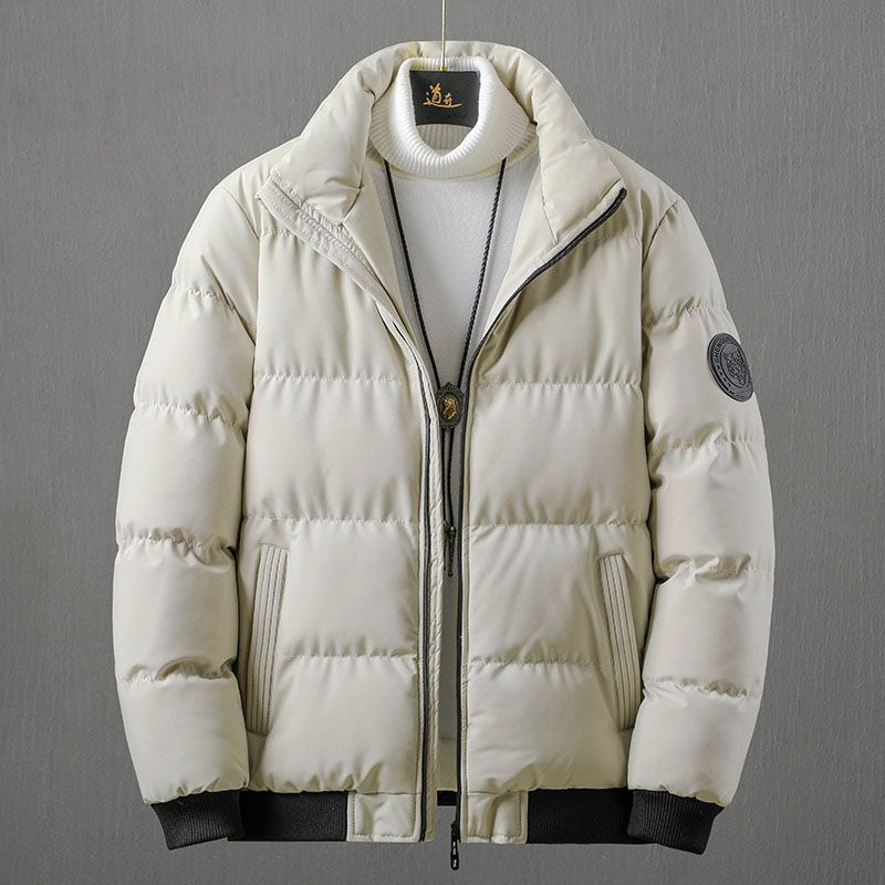 Men Autumn Casual Parkas Coat Mens Jacket  Coat Fashion Winter Thick Warm Padded Outwear Windproof Parkas Jacket