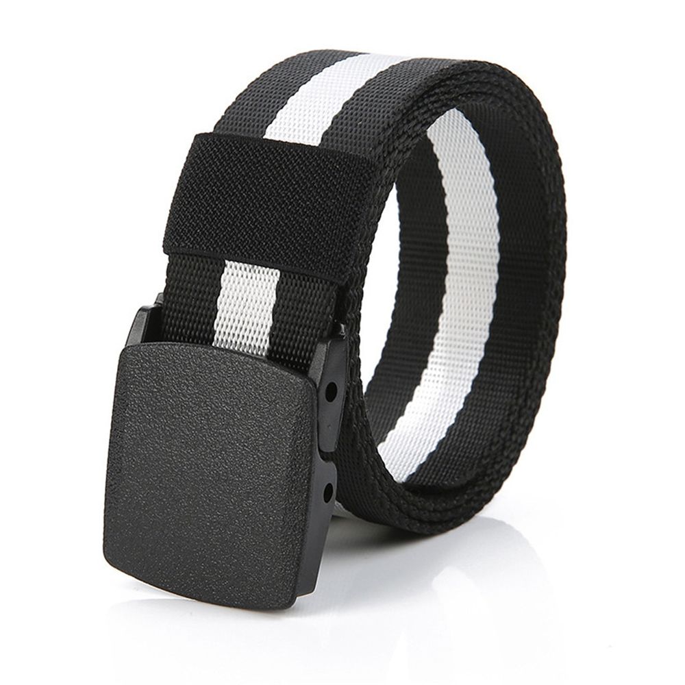 Mens Buckle Long Canvas Nylon Waist Web Belt Metal-free Security Check Belt Metal-free Security Check,Quick-drying Belt