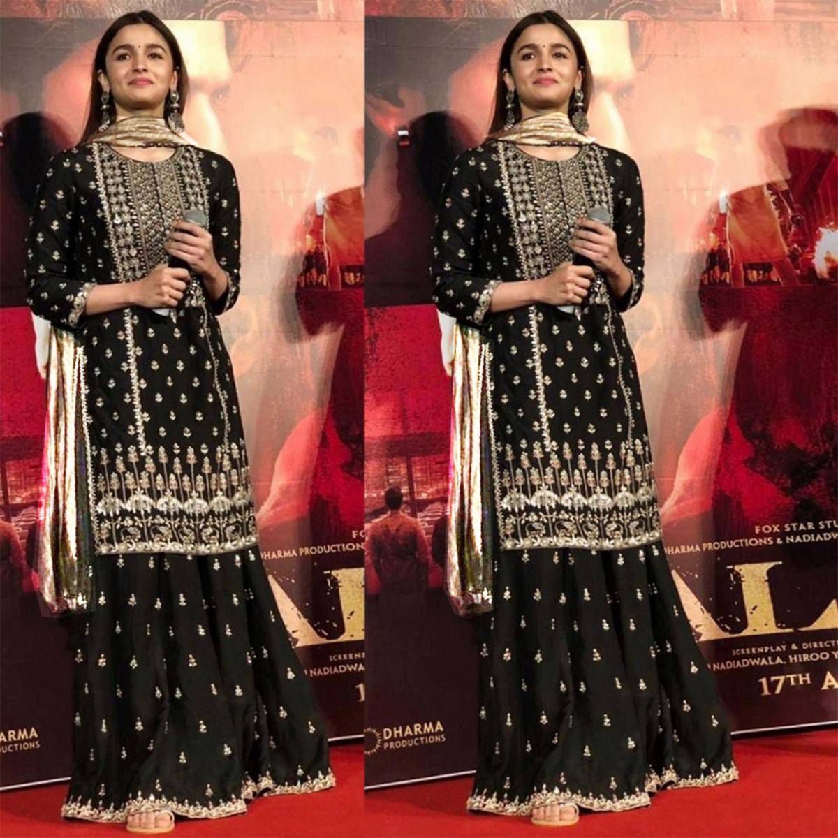 Exclusive Semi-stitched Georgette Palazzo Suit Dress for Women