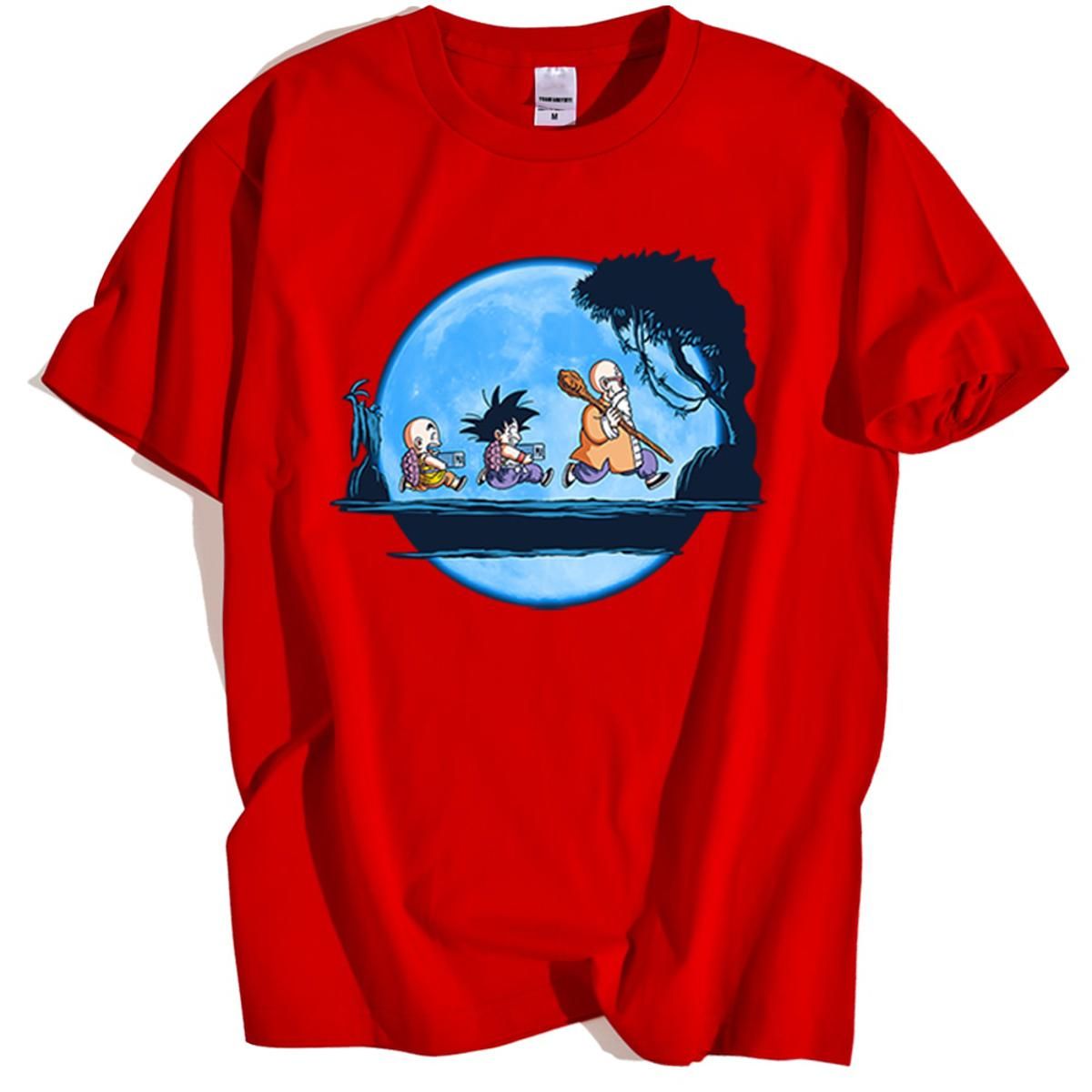 Jn Fashion Anime Cartoons Print Mens T-Shirt Summer Breathable T Shirt Simplicity Fashion Clothing O-Neck Cotton Tops Man