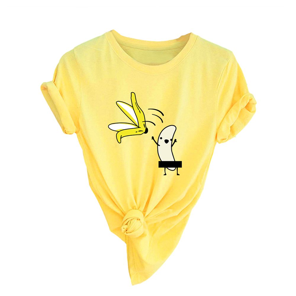 Women T-Shirt Short Sleeve Round Neck Tee Top