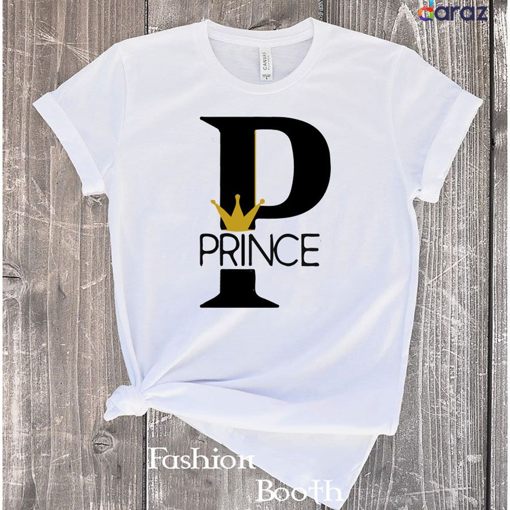 White T-Shirt For Men(Prince )