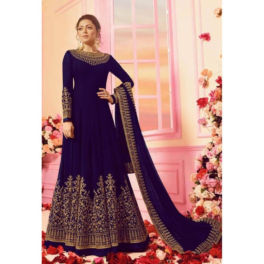 Georgette Anarkali Long Dress