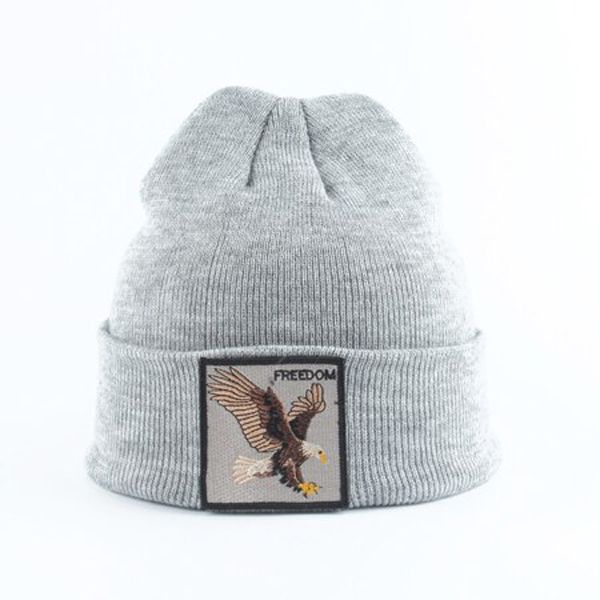 Wolf Animal Hat Kids Skullies Beanies Winter Cap Thick Knitted Hats For Children