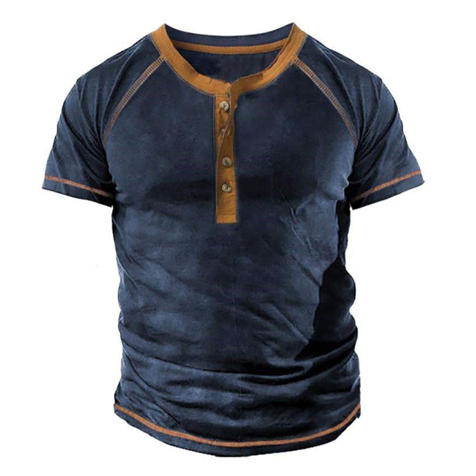 Men T-shirt Geometric Print Digital Printing Summer T-shirt