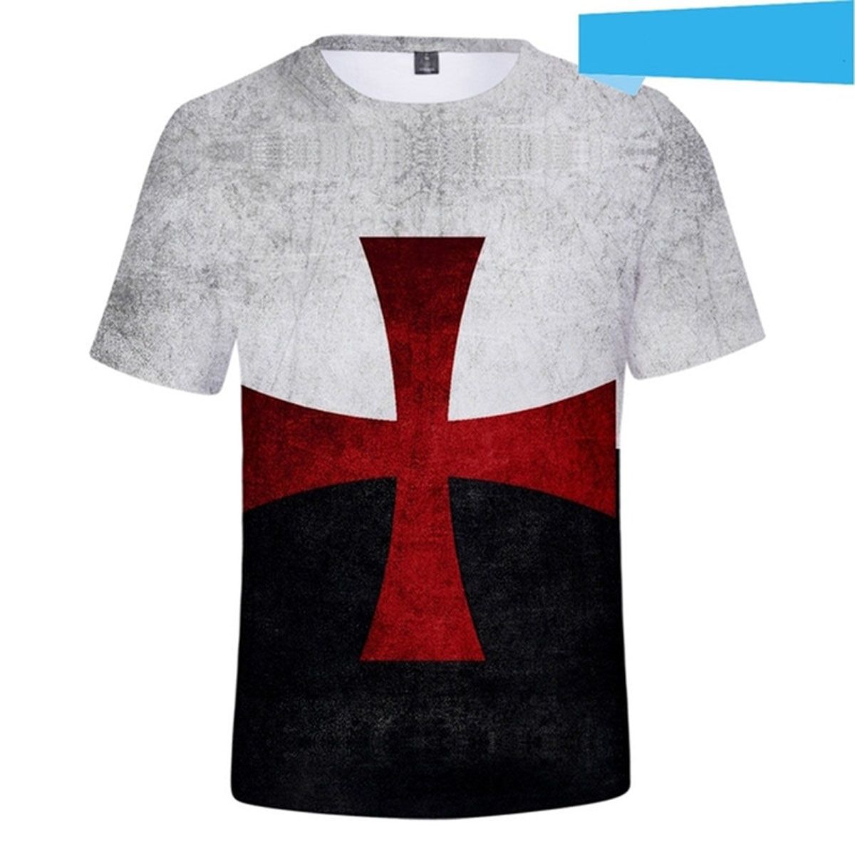 Knights Templar 3D Print T Shirt Knights Templar Fashion Casual T-shirts Men Women  Hop Harajuku Streetwear T Shirt Tee Tops1