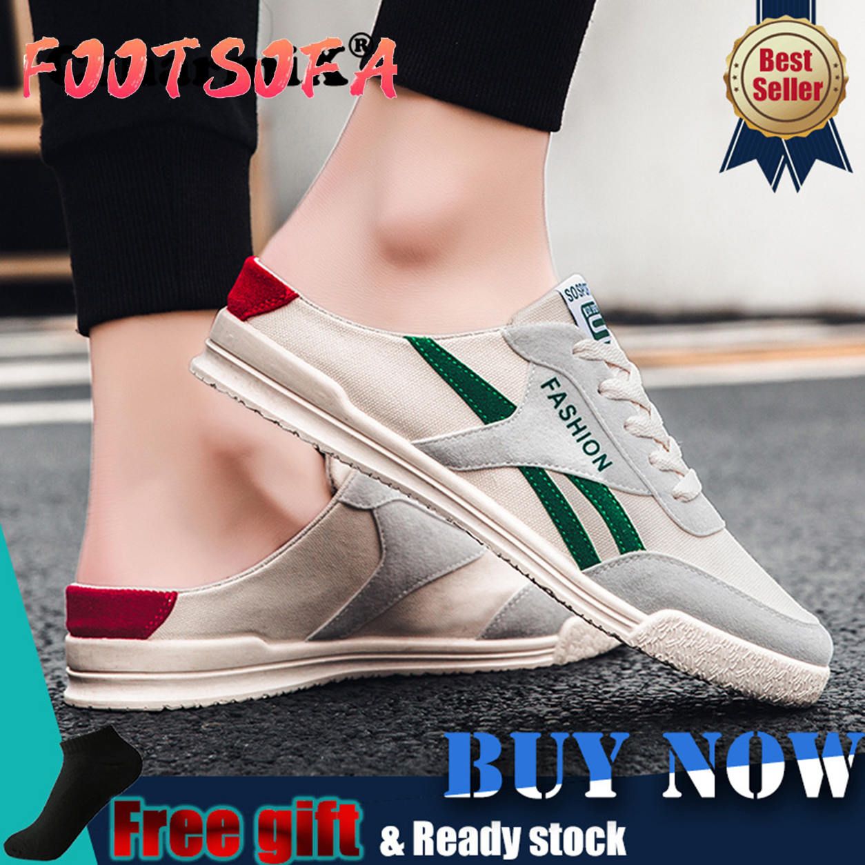 Summer Lacing Loafers  for Men - Black