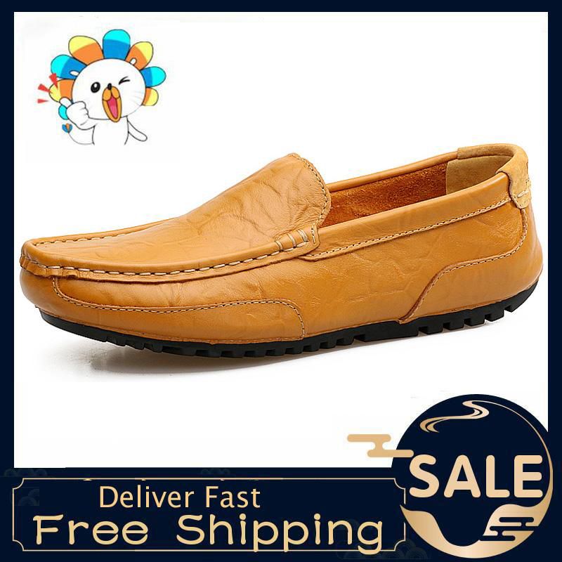 Formal Shoes Men，Black Leather Shoes for Men，Slip on Shoes for Men，Casual Dress Shoes for Men，Penny Loafers Men，Korean Flat Shoes Men