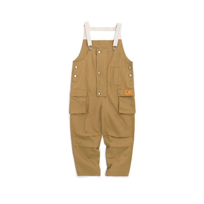 Mens Overalls Loose Fit Casual Men Pants Broadcloth Polyester Mens Pants Hip Hop Streetwear Mens Overalls 3027S20