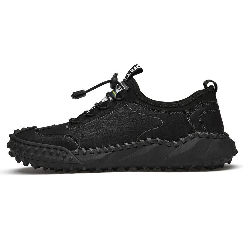 en Sapling Outdoor Shoe for Men Fashion Summer Footwear Breathable Mesh Leather Men's Casual Shoes Mountain Trekking Loafers