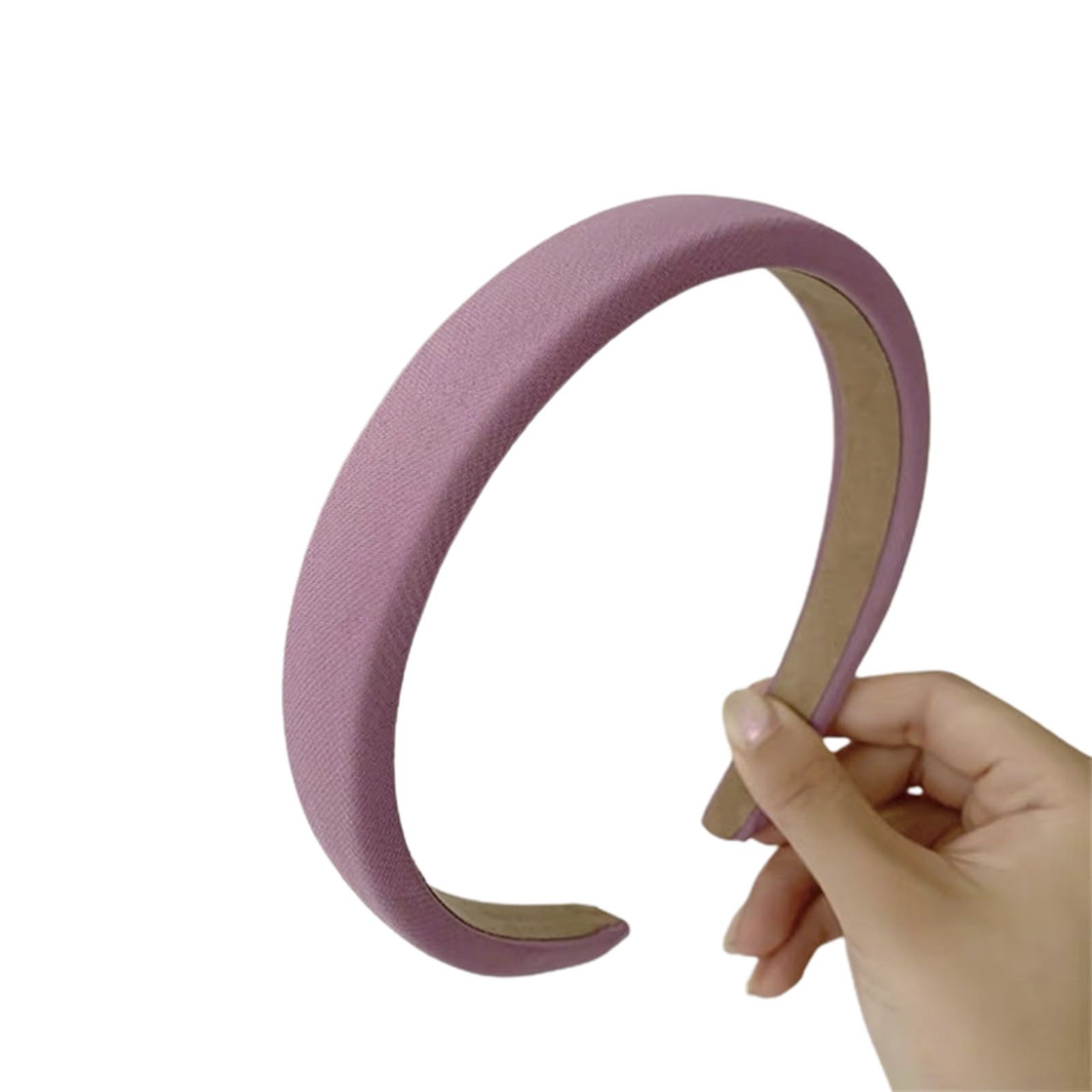 Sweet Women Hair Hoop Candy Color Hair Fixing Wide Non Slip Headband for Daily Life