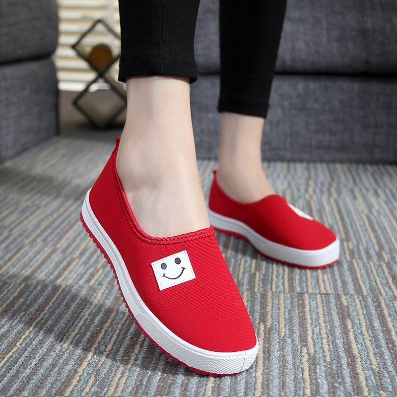 women fashion flat shoes casual sneakers sports slip-on shoes