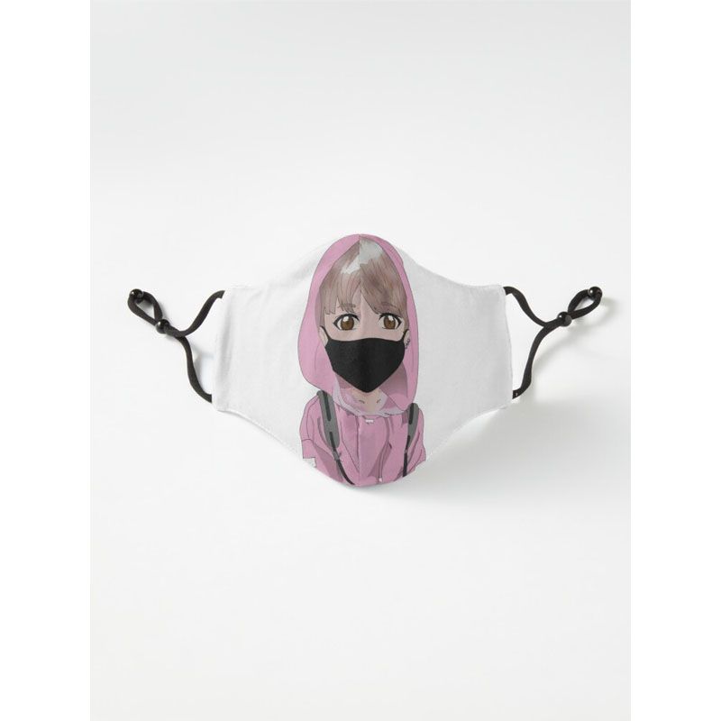 BTS Jungkook Korean Pop Star BTS Band Jeon Jung-kook Six Layer Face_Mask Tiktok_Mask For Men And Women Gaming_Mask With Adjustable Ear Loop And Digital Print Face_Mask Graphics Print Anime_Mask