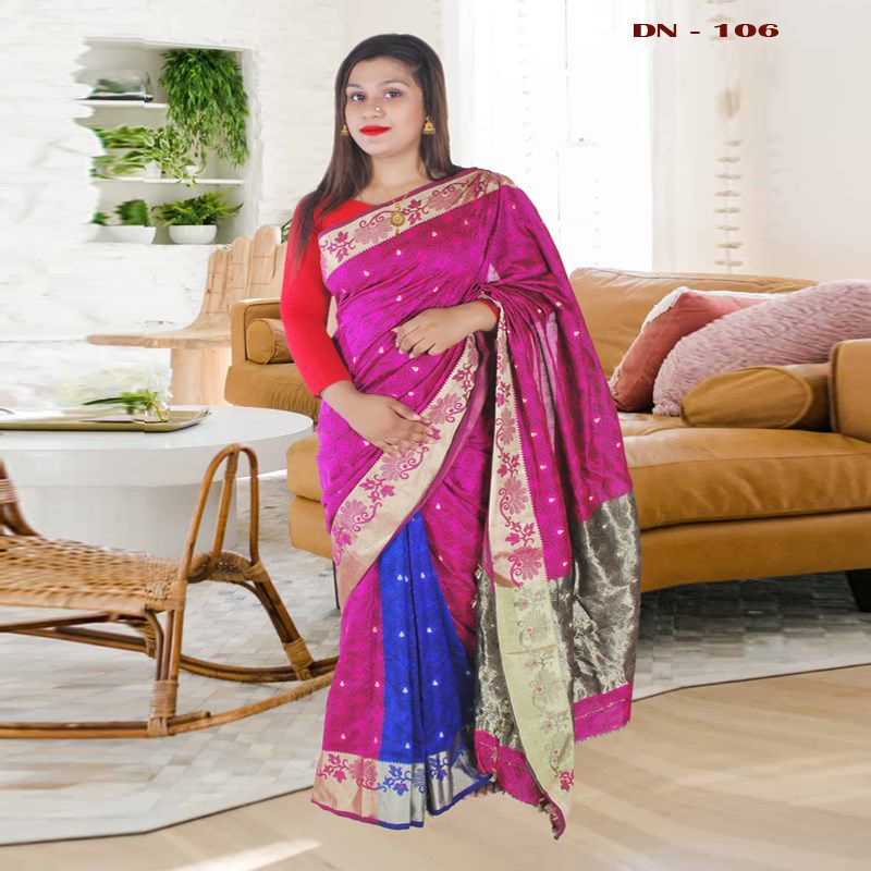 Long Cotton sharee for Women
