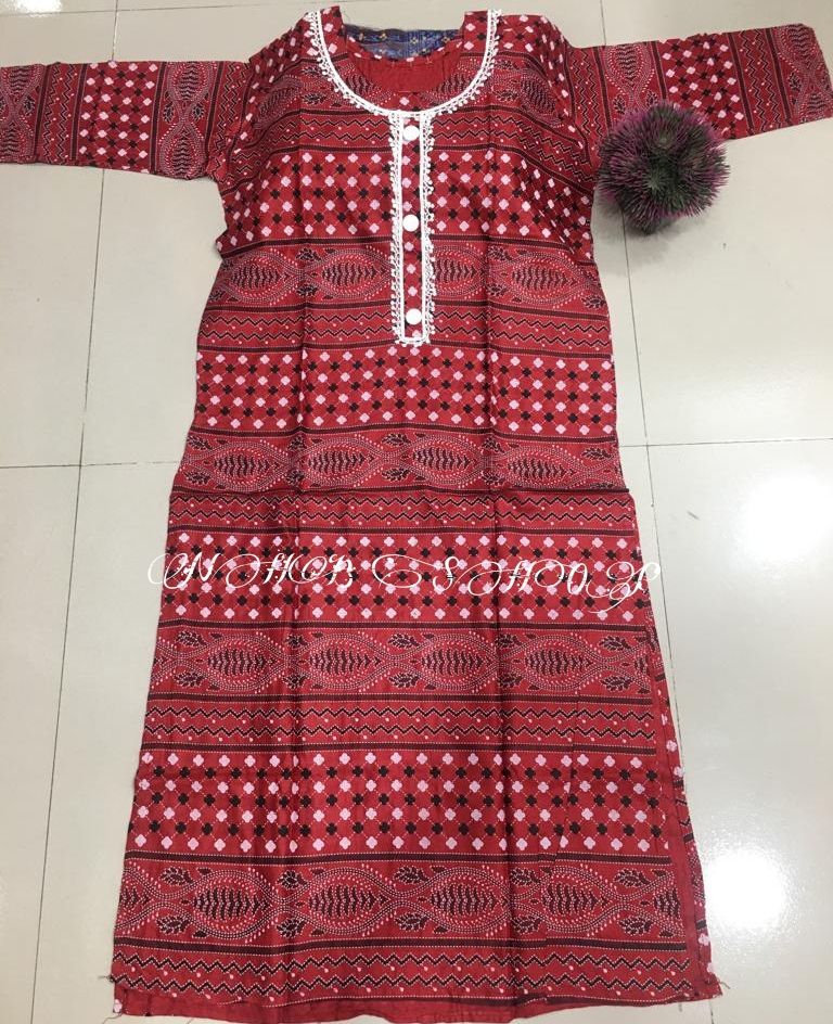 Readymade stylish hot kammez  for girls long linen one pes