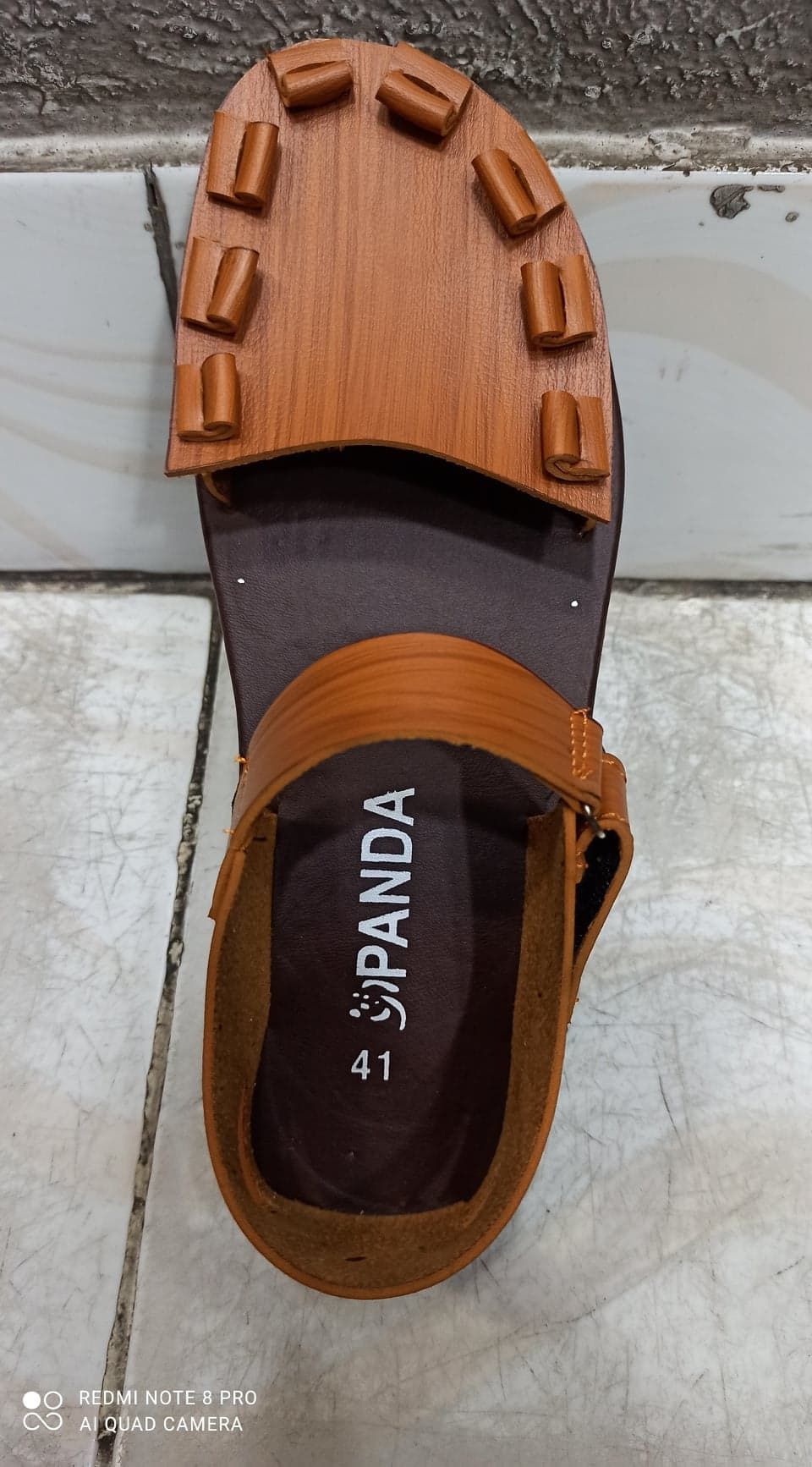 Chocolate Leather Sandal for Men