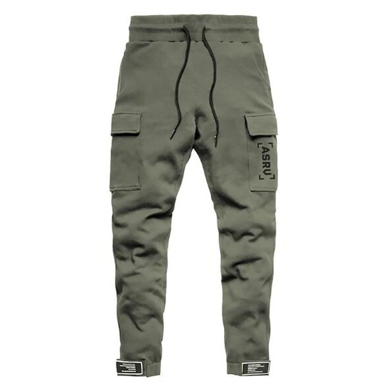 Men's hop Letter Print Sweatpants Sport pants 2019 New Male Casual Lace-up Loose Trousers Joggers Fashion Cotton Pants