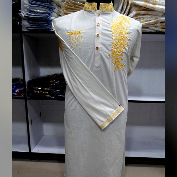 Cotton Panjabi For Men, New Collection Panjabi for Men, Special Panjabi for Men, Stylish Cotton Panjabi for Men,
