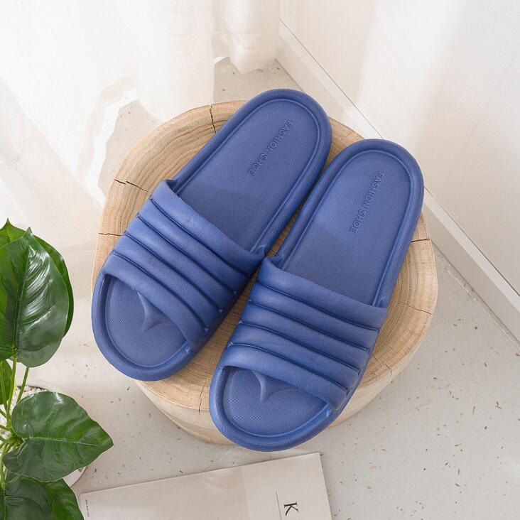 Summer Women Slippers Indoor Non-Slip Bathroom Flat Shoes Eva Flip Flops Female Home Slippers Uni Women Men Sandals
