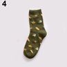 Uni Fashion Cartoon Food Sushi Fruit Pattern Short Tube Cotton Blend Socks