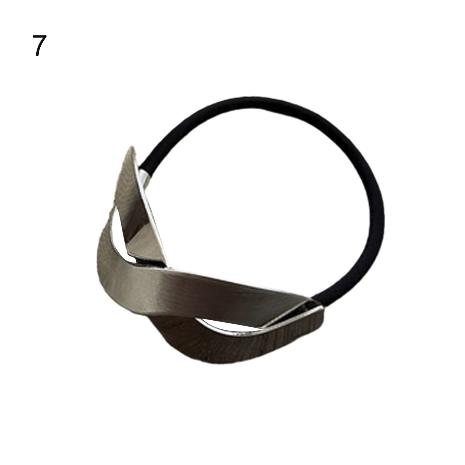 Alloy Hair Ties Korean Style High Elasticity Gold Color Women Girls Ponytail Holder Hair Ties for Girl