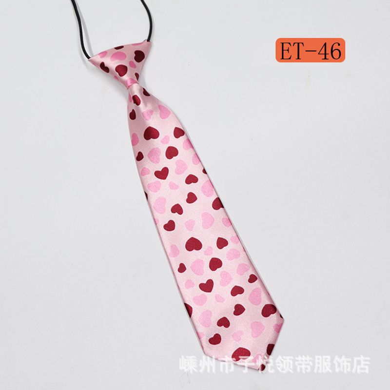 Loldeal Children's Tie New Student Performance Tie Cartoon Small Necktie Korean Style Women's Tie