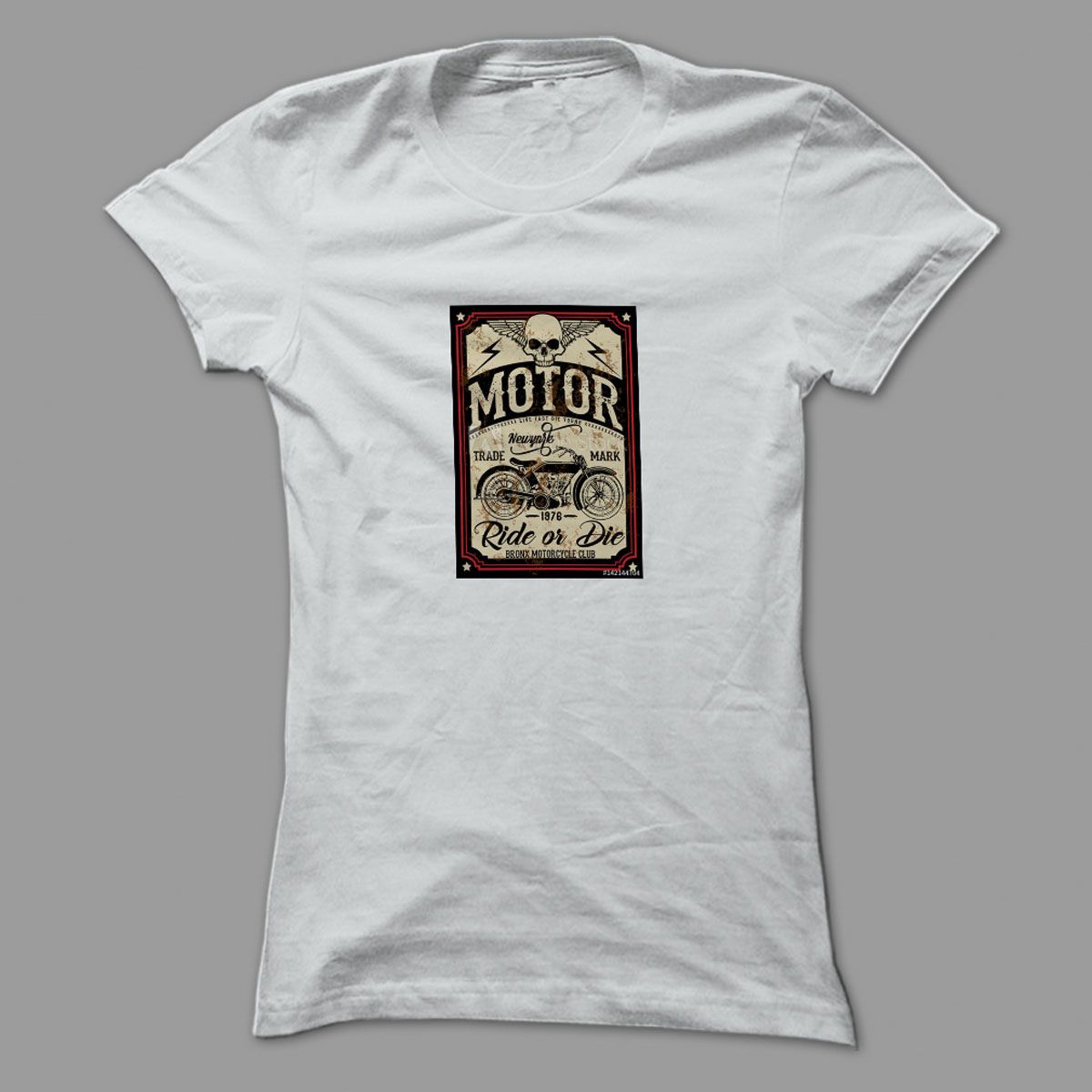Ride Or Die White Polyester T-shirt  Taz Fashion