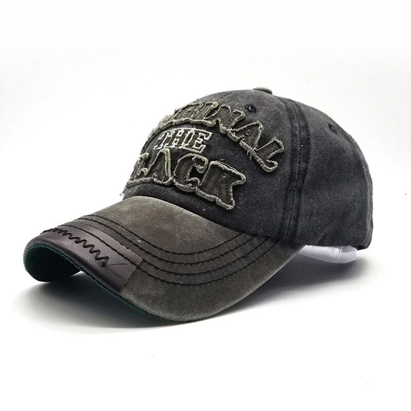 Spring summer hot washed baseball cap for hat Snapback hat men woman Gorras leisure etiquette letter black cap