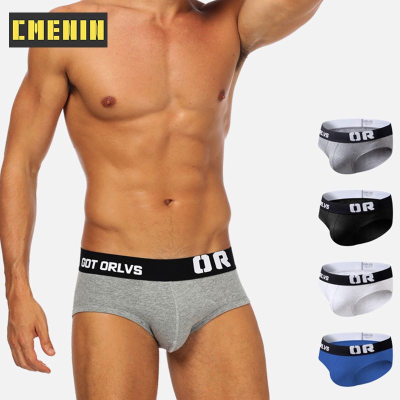 CMENIN ORLVS (1 Pieces) Soft Spandex Underwear Men Jockstrap Briefs High Quality Men Underpants Male Panties Floral Mens Innerwear OR153