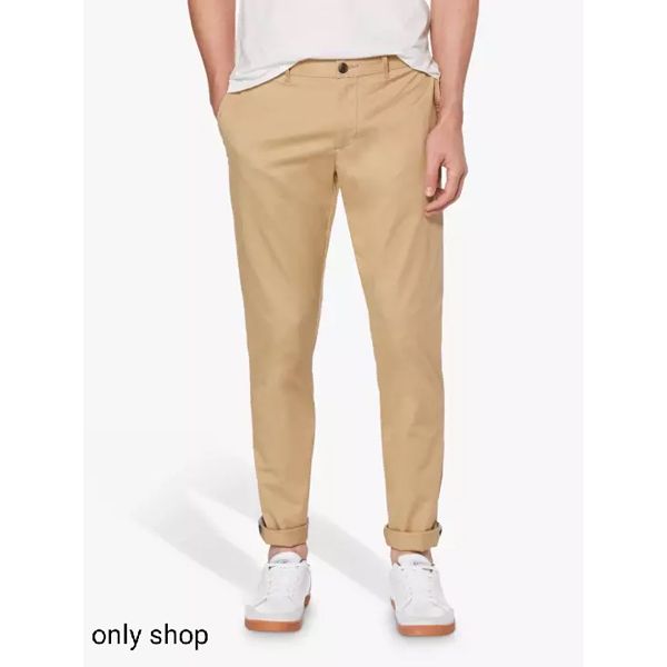 Men's Narrow Formal Gabardine Pants