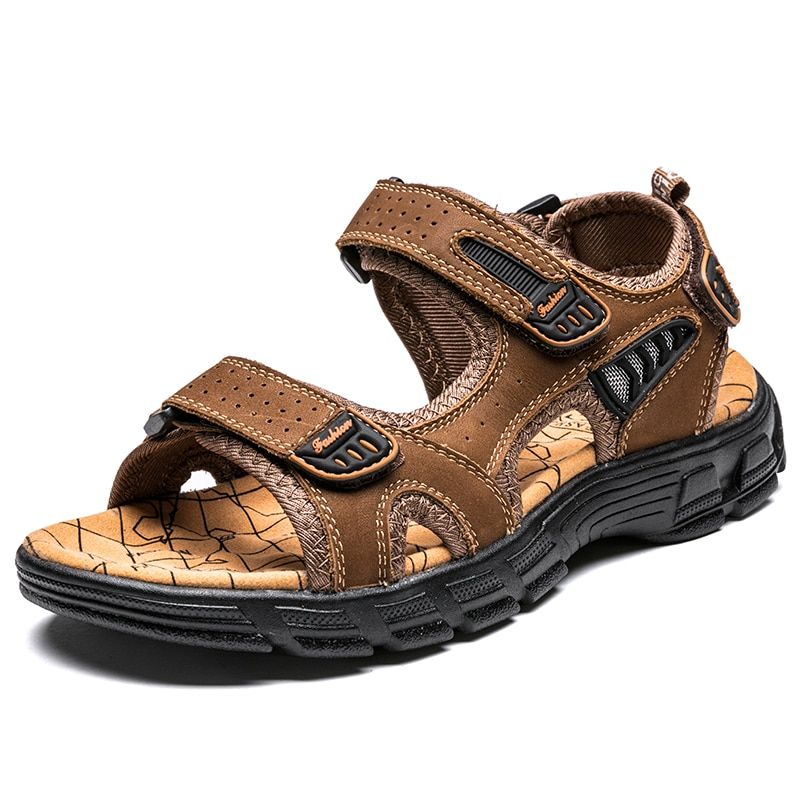 Outdoor Summer Sandals Men Shoes 2021 Big Size 46 Comfortable Sandal Male Sandalias Hiking Chaussure High Quality Shoes Men