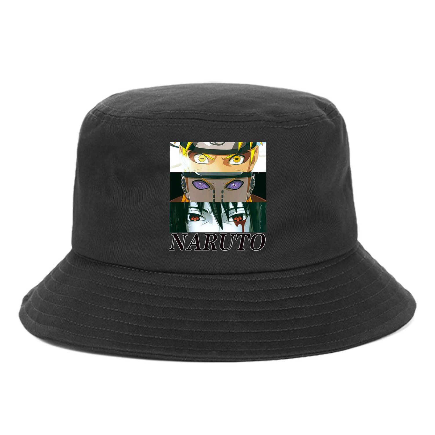 Anime Naruto Bucket Summer Breathable Fishermans Hat Women Men Fisherman Hat Casual Sunshade Cap Fashion Bucket Hat