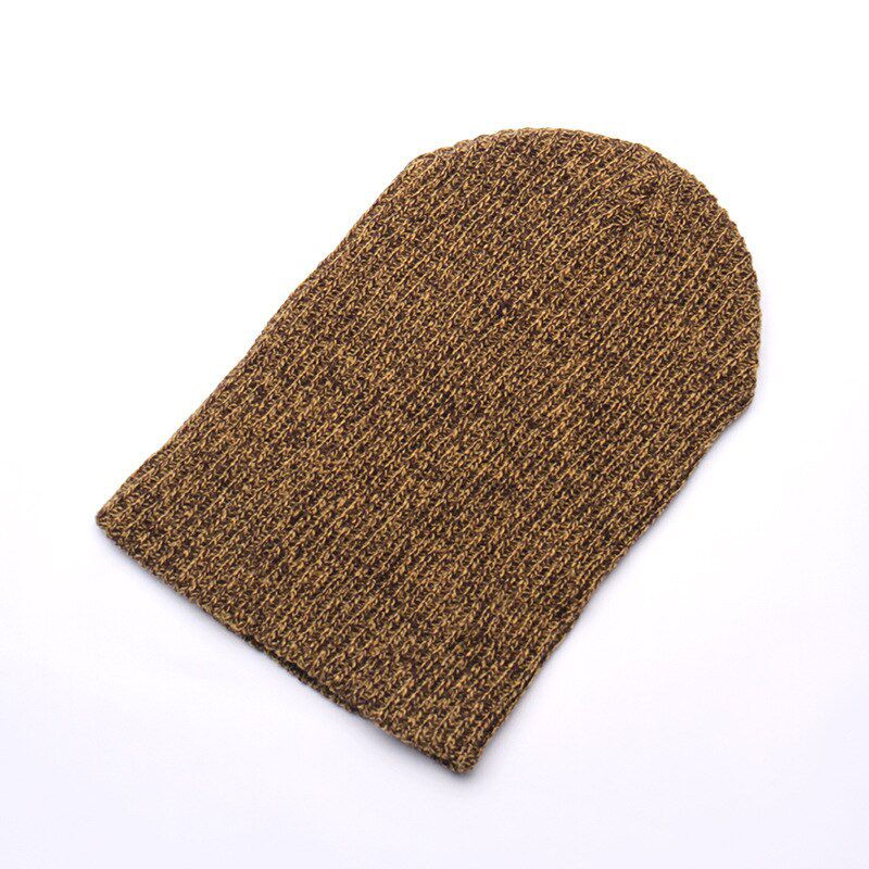 Women's Cap European And American Outdoor Knitted Hats Striped Pullover Caps Men And Women Autumn And Winter Warm Woolen Caps