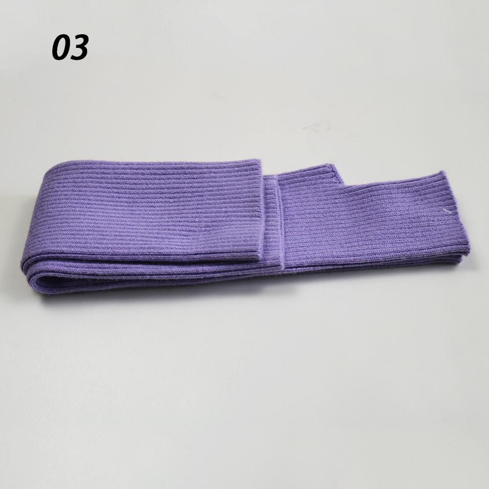 Sparsil Women Winter Arm Warmers Cashmere Fingerless Long Gloves Solid Warm Mittens ElThread Knitted Sleeves 50cm Glove