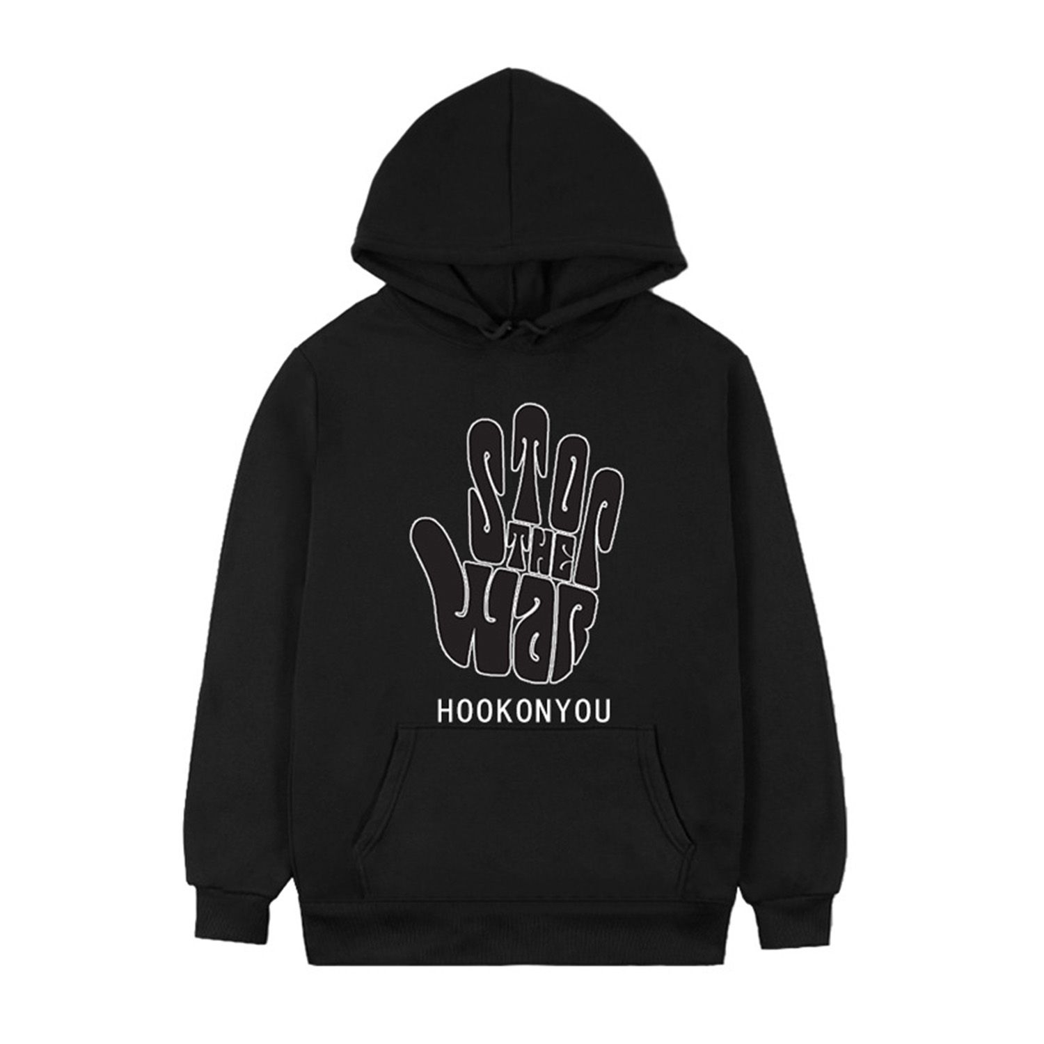 Pullover Hoodie Eye-catching Ukraine Palm Loose Uni Sweatshirt