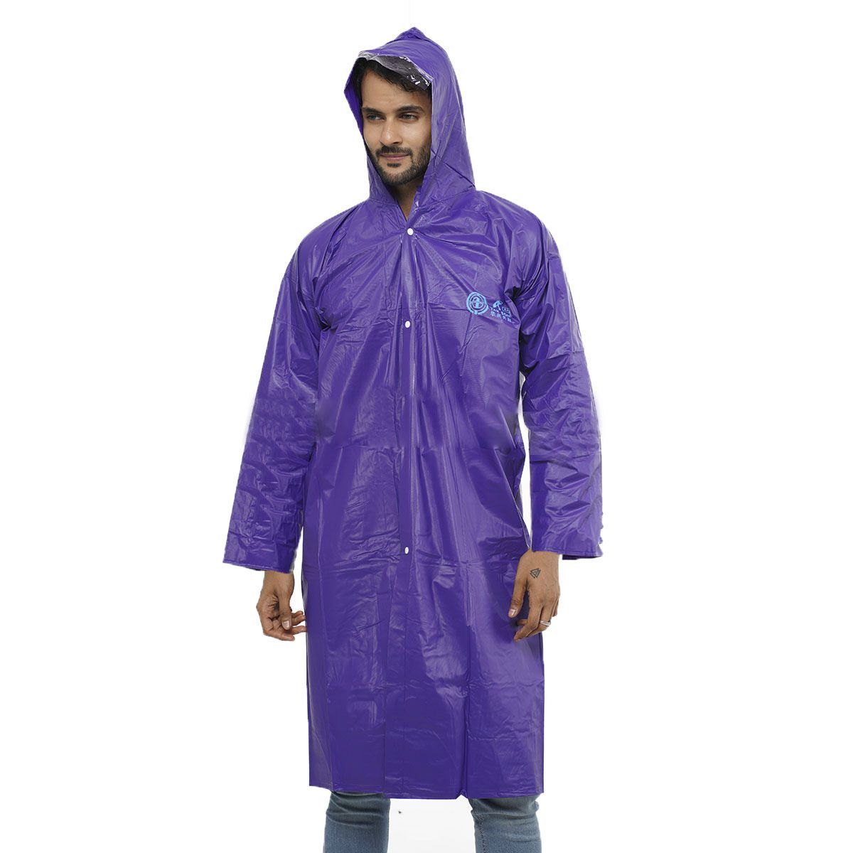 Polyester Rain Coat -Purple