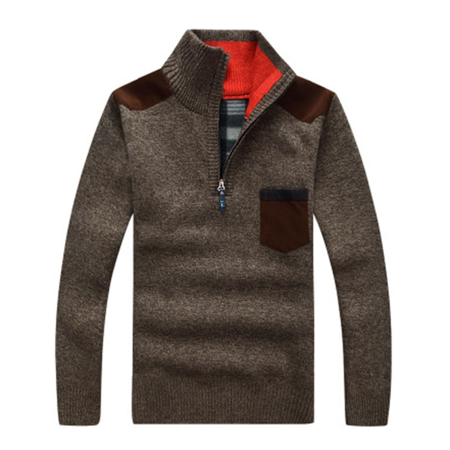 Autumn Sweater Knitted Breathable Men Sweater