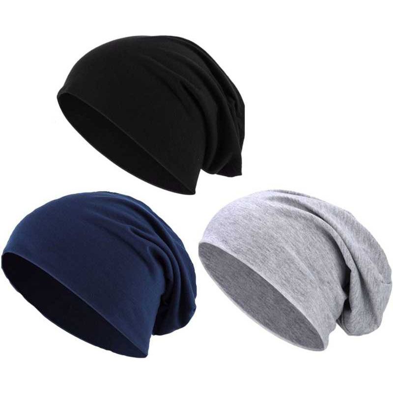 Pack Of 1 Winter Beanie Cap Scarf Set Warm Knit Cap Thick Fleece Lined Winter Hat & Scarf for Men Women - Cap For Men