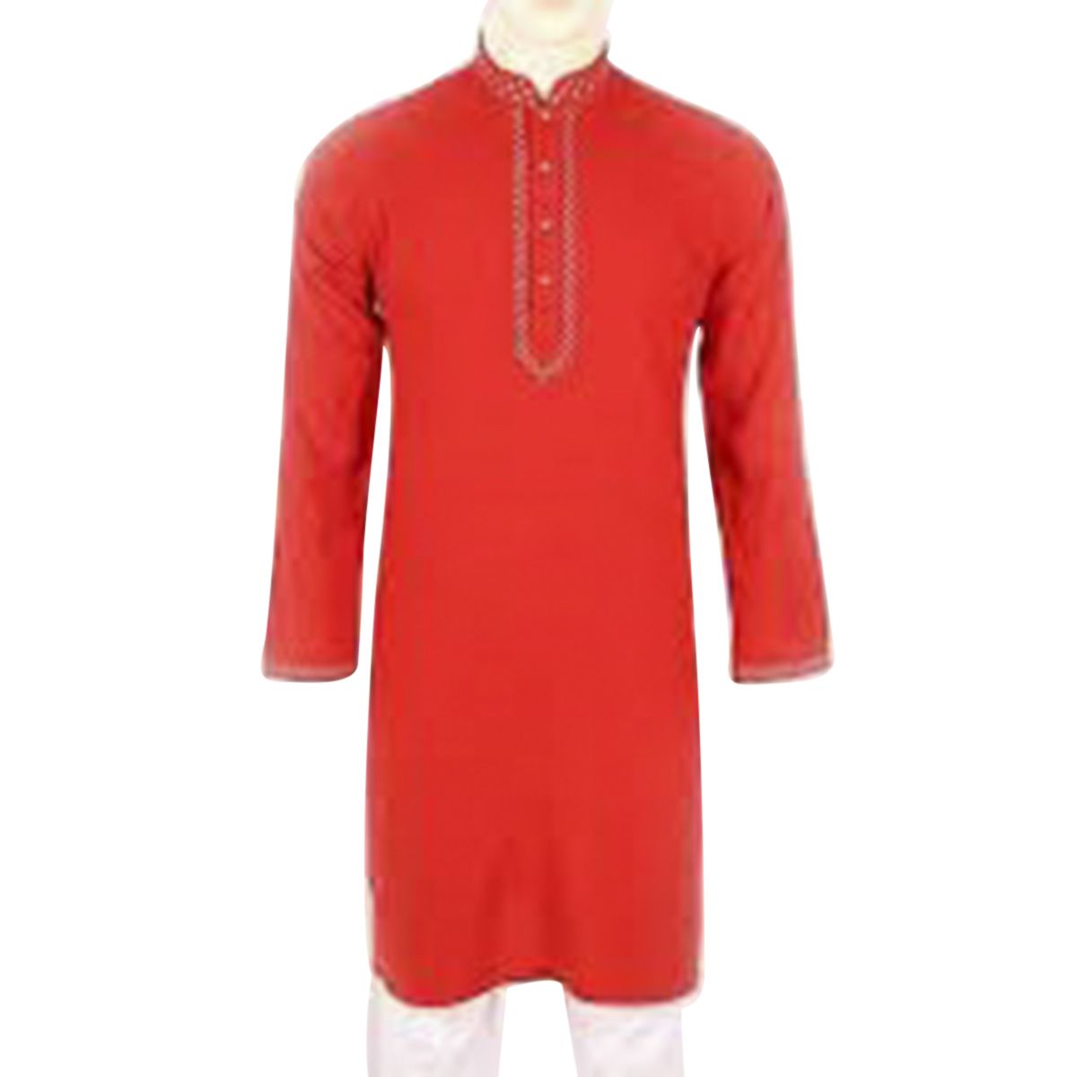 Red  Cotton Panjabi For Men