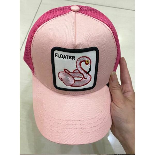1pc Baseball Cap Animal Embroidery Anime Cute Embroidery Summer Mesh Men's Ms. Outdoor Sunshade hats-A4