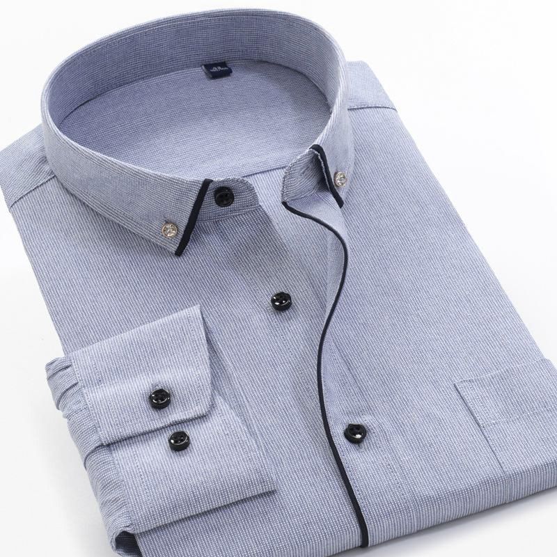 Fashion Super Large Small Strip Loose Larger Men  Dress Shirts Smart Casual Striped Plus Size 2XL3XL-8XL9XL10XL