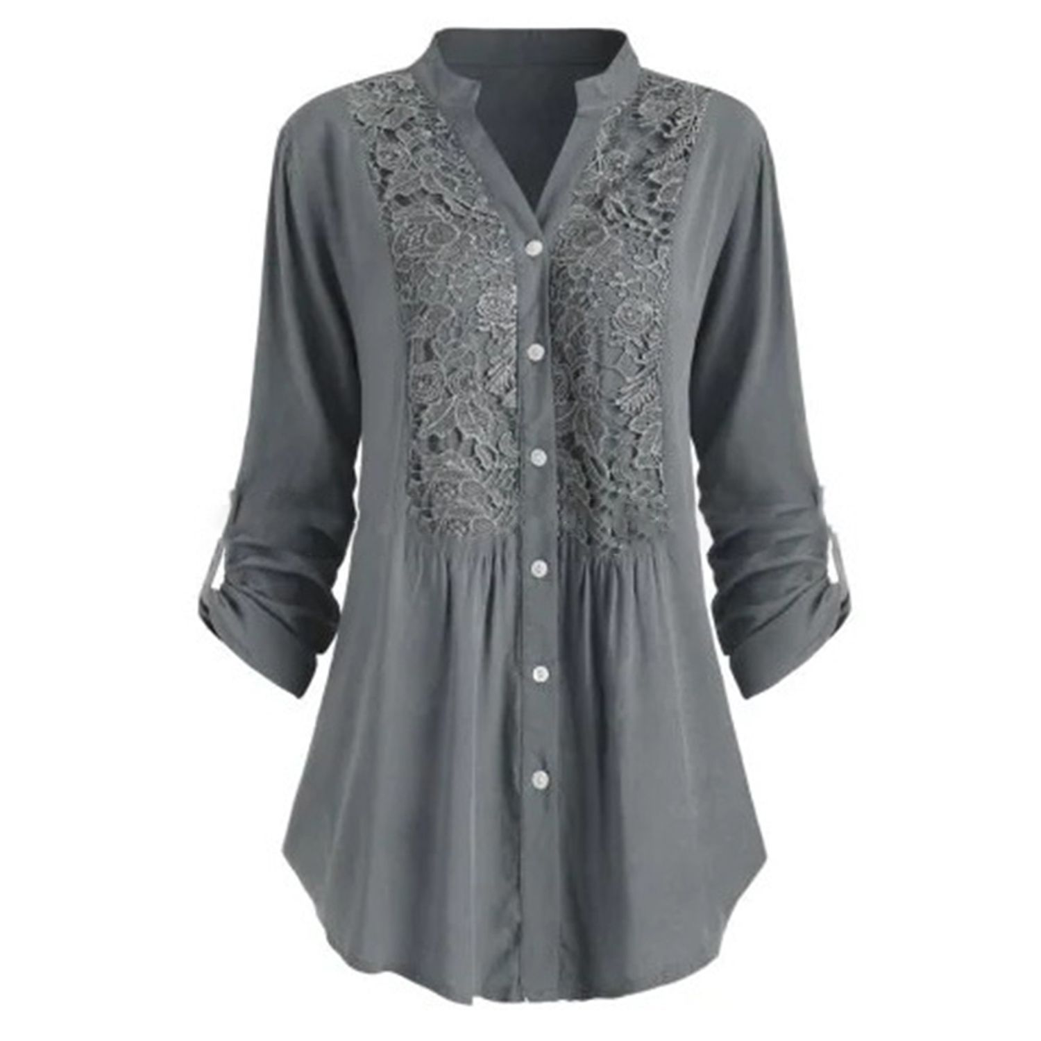 Ladies Blouse Le Stitching Elegant Charming Ladies Shirt