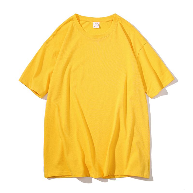 S-5XL High Quality Basic T Shirt for Mens Summer Casual Clothing  Teens Oversized Solid Color Cotton Top Tees ple Streetwear