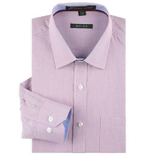 100% Cotton Business Men Plaid Dress Shirt Long Sleeve Non-iron High Quality Soft Formal Work Regular Fit Smart Casual Shirt